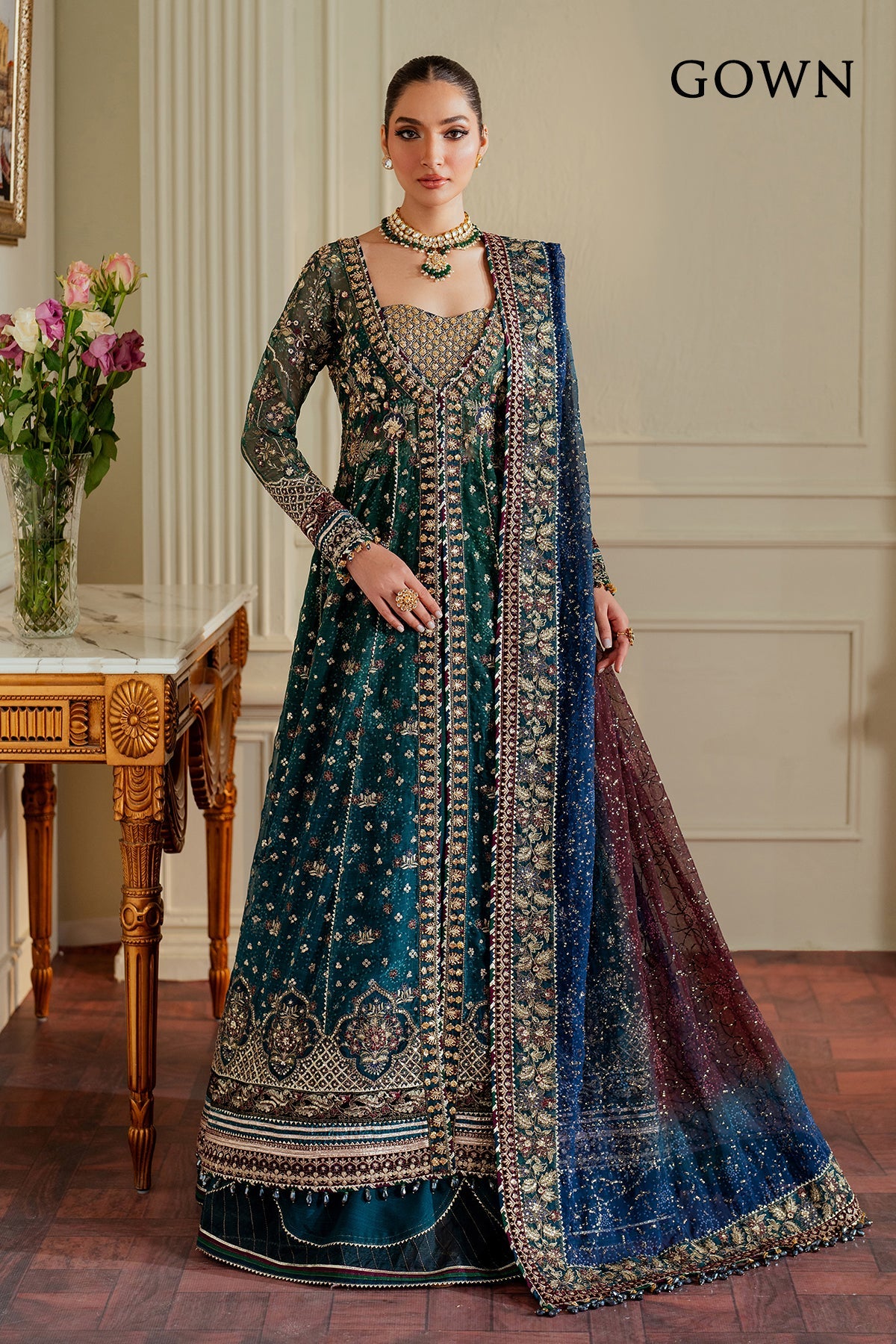 BAROQUE__EMBROIDERED CHIFFON CH13-03