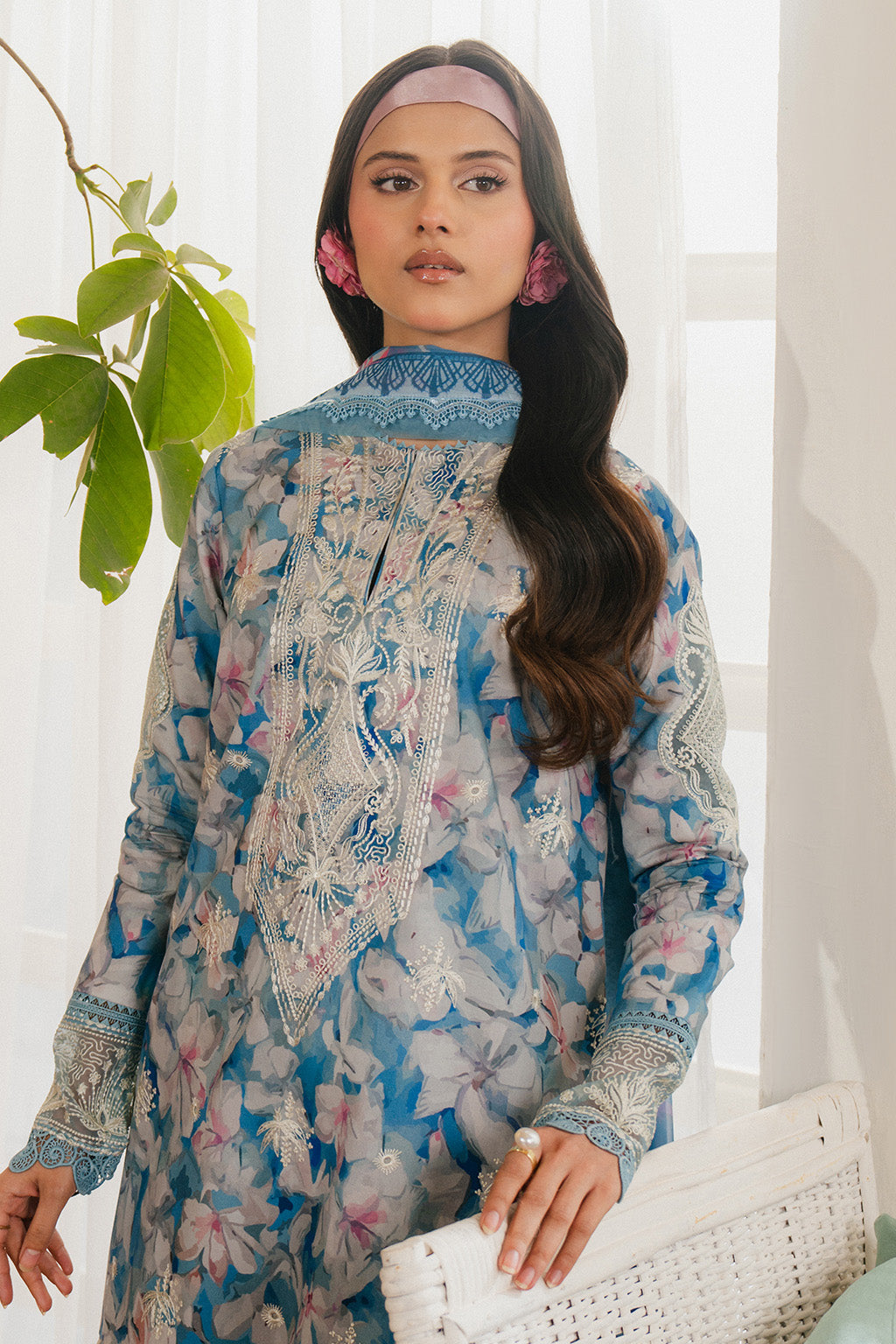 Ayzel | Armelia Printed Lawn 25 | Scilla