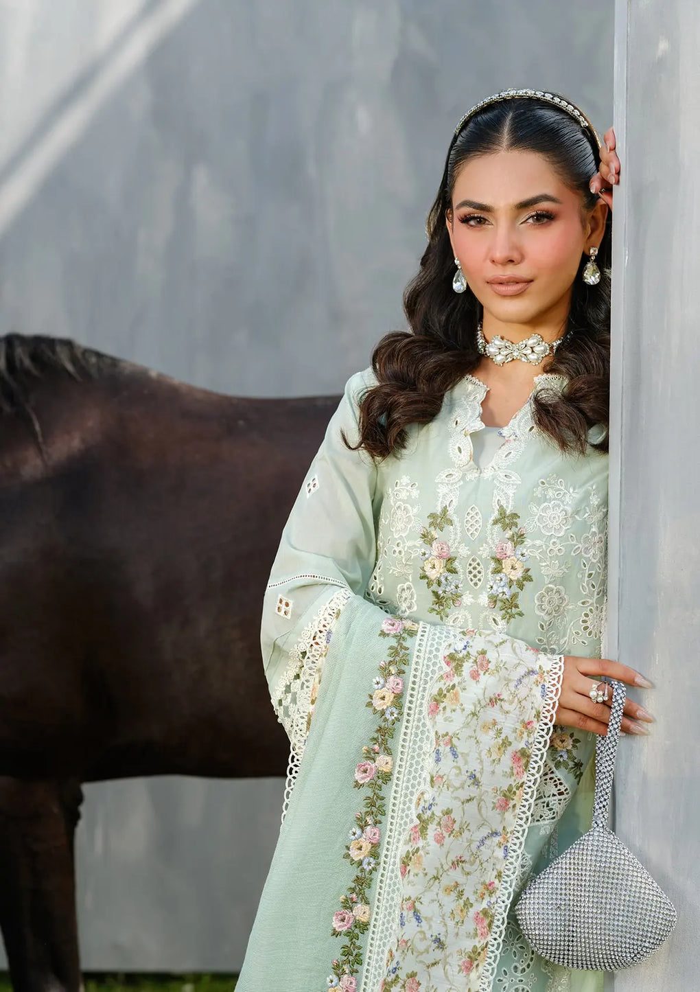 Elaf Premium | Luxury Lawn 25 | ELH-4B FROSTEL