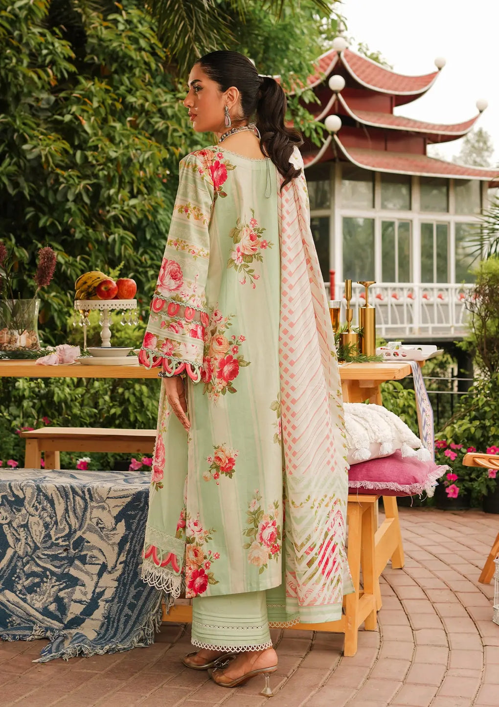 Elaf Premium | Printed Collection 24 | EEP-05A - Mint To Be