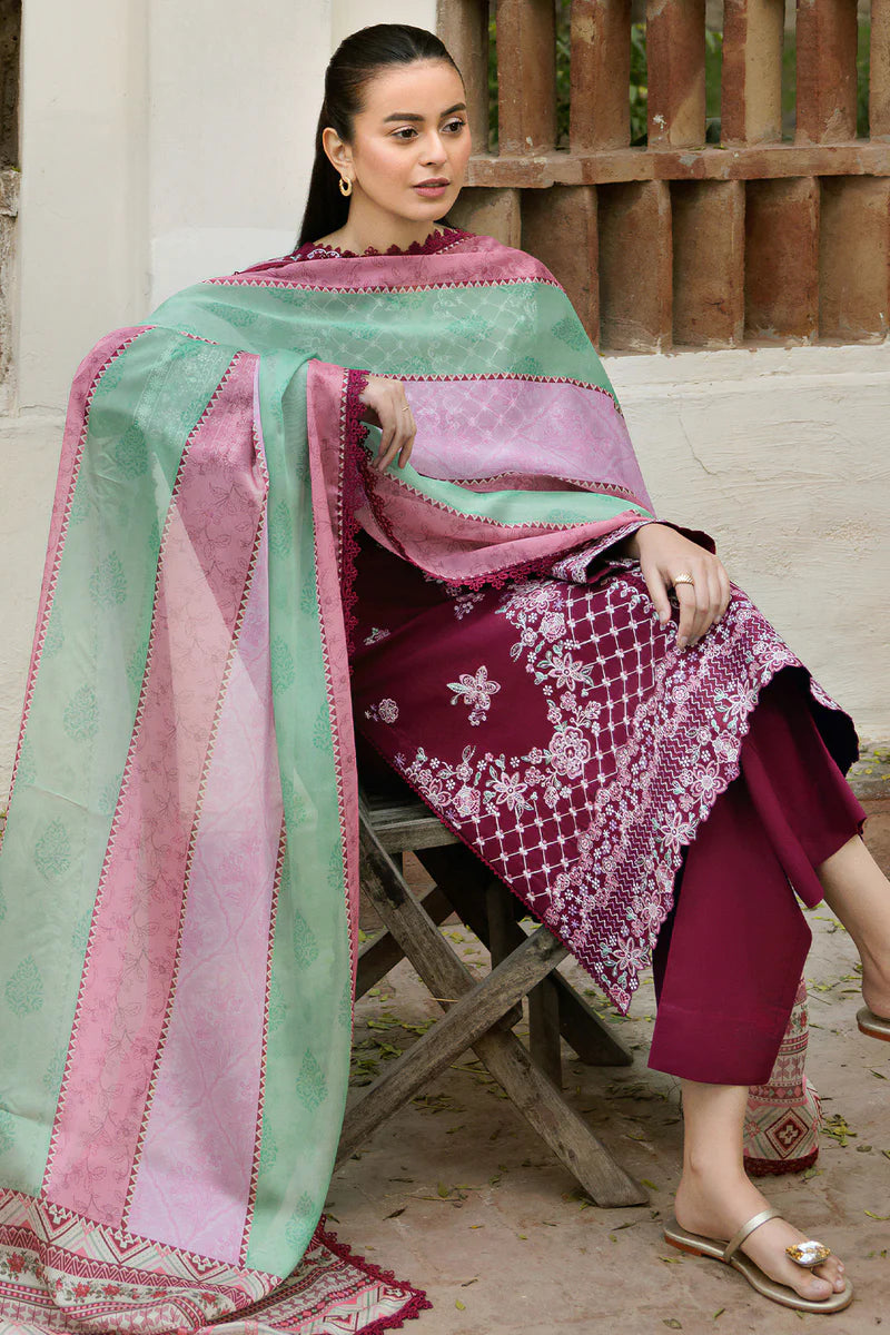 Farasha | Summer weaves| Satin Ruby