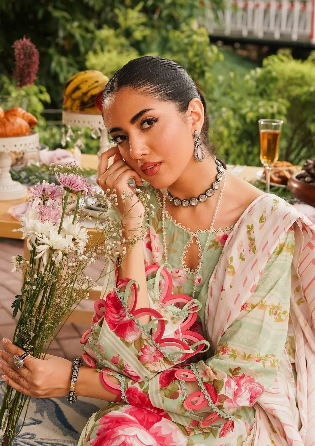 Elaf Premium | Printed Collection 24 | EEP-05A - Mint To Be