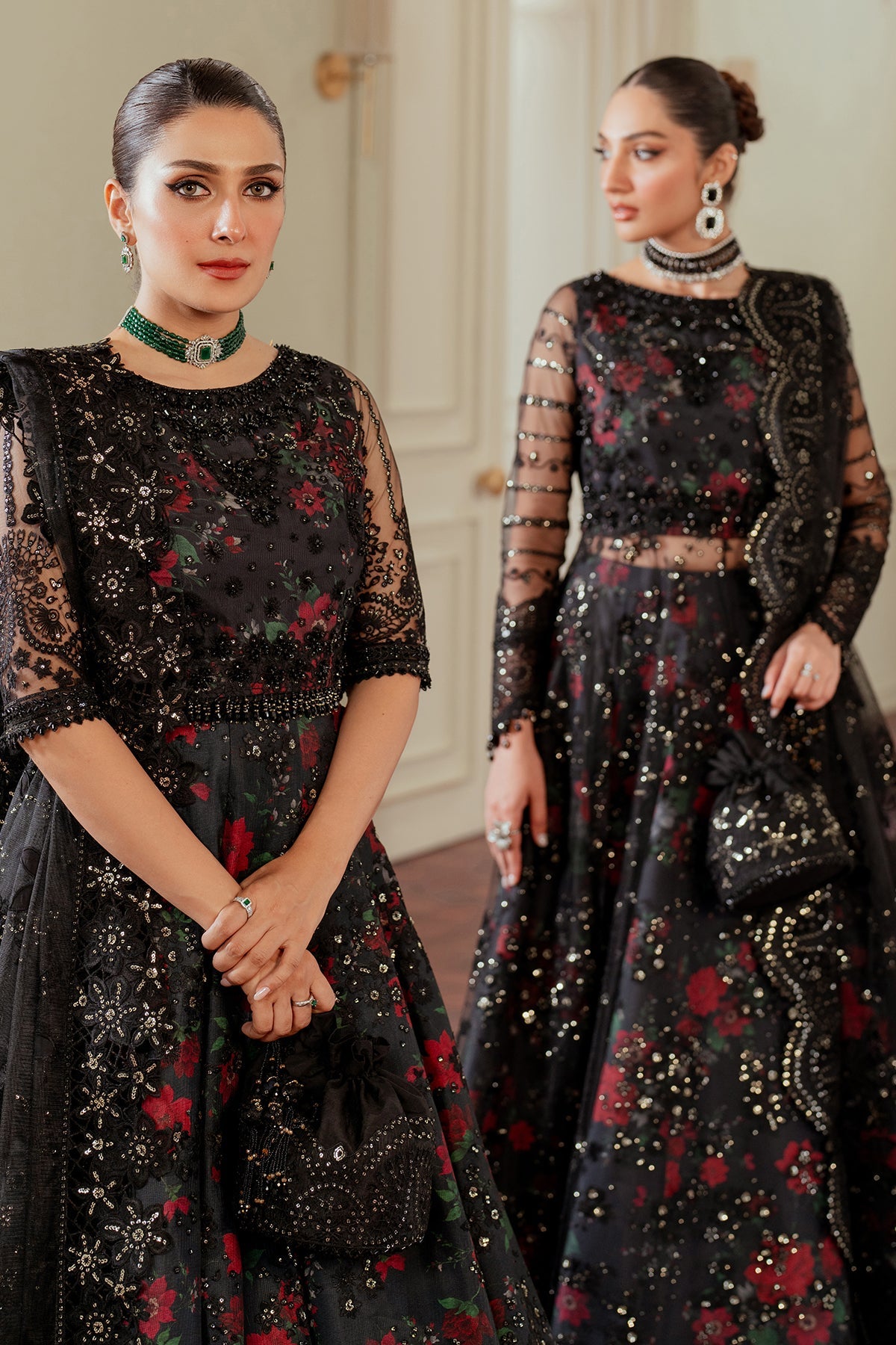 BAROQUE__EMBROIDERED NET CH13-05 STITCHED