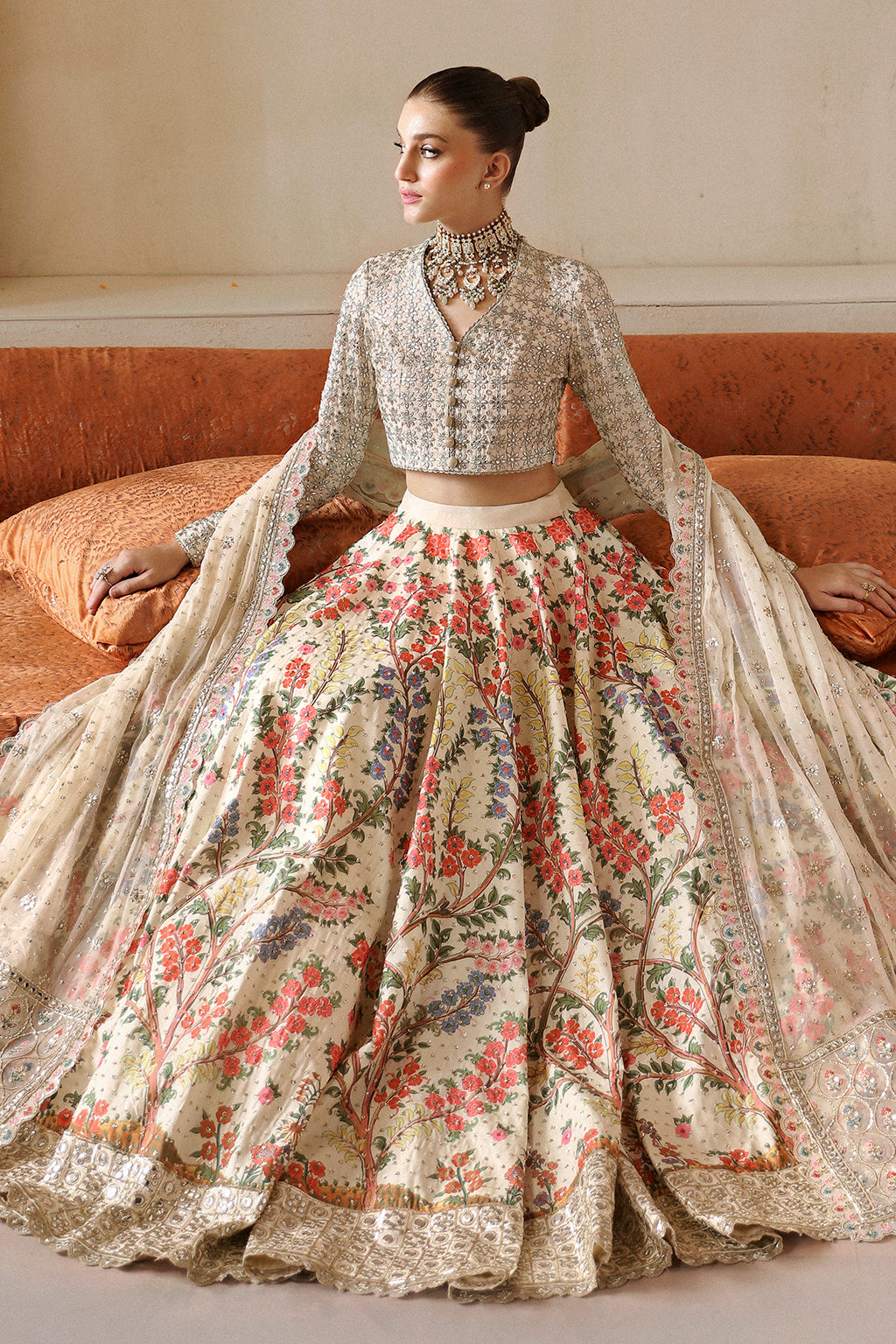 Afrozeh Shehnai Wedding Formal 3Pc Suit AFS-24-09 Gulnar