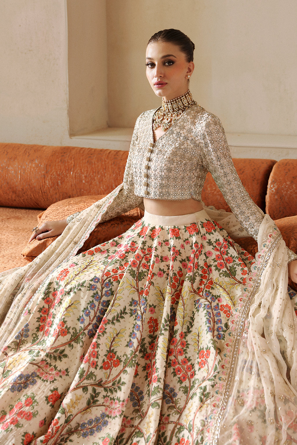 Afrozeh Shehnai Wedding Formal 3Pc Suit AFS-24-09 Gulnar