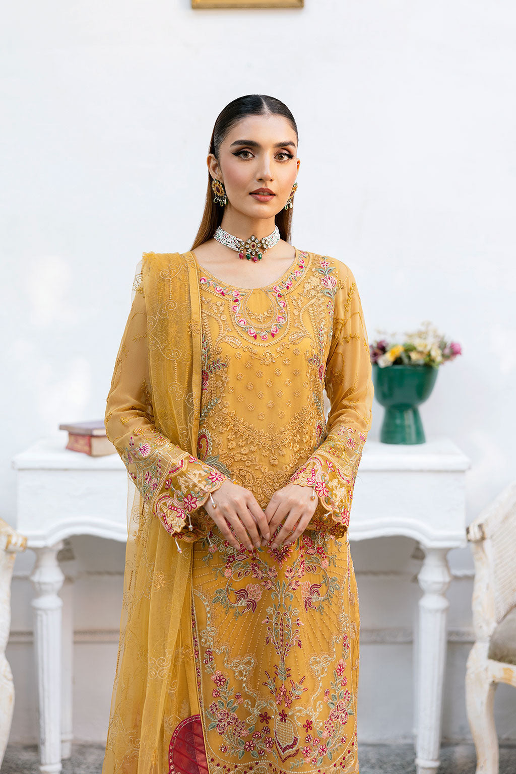 Ramsha | Chevron Chiffon Collection | A-1004