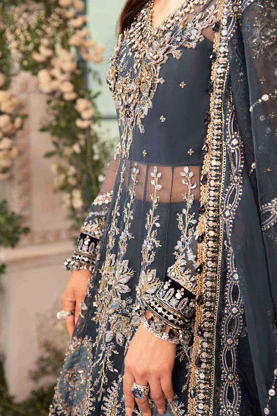 MARIA B__3 Piece Embroidered Organza Suit | BD-2901