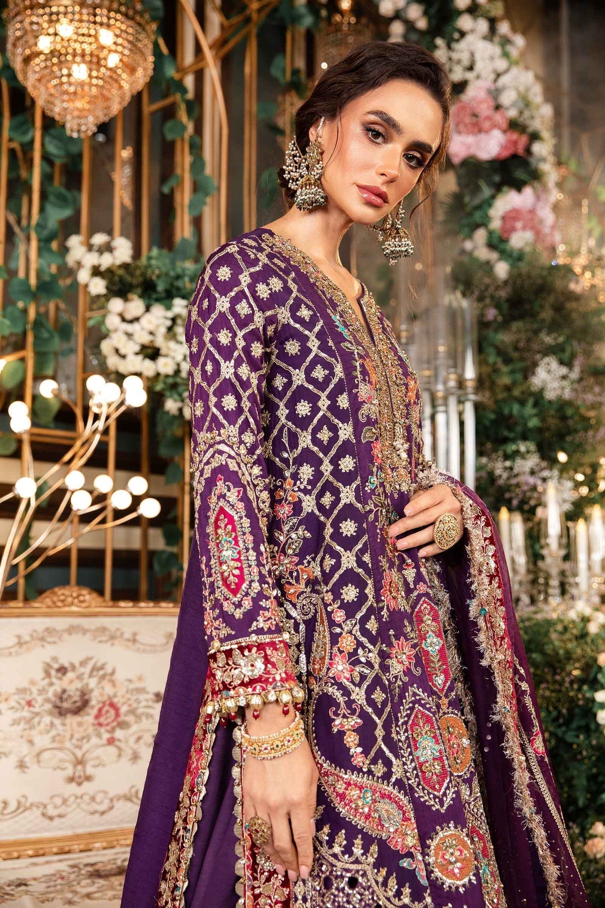 Maria B | Embroidered Formals 24 | Organza Suit | BD-2903