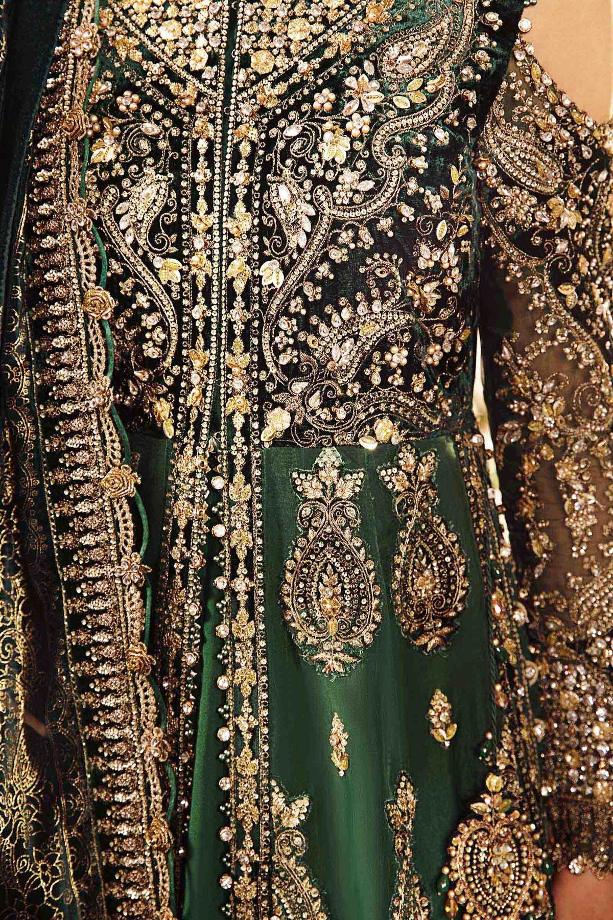 MARIA B__3 Piece Embroidered Organza Suit | BD-2904