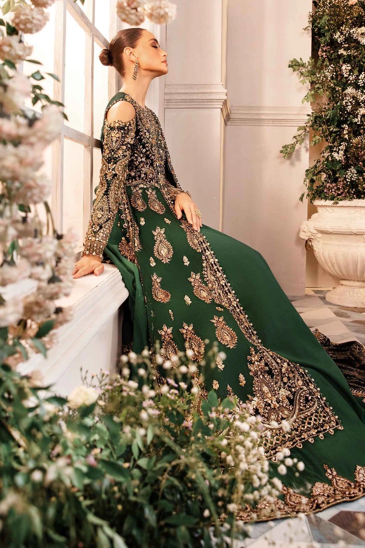 MARIA B__3 Piece Embroidered Organza Suit | BD-2904
