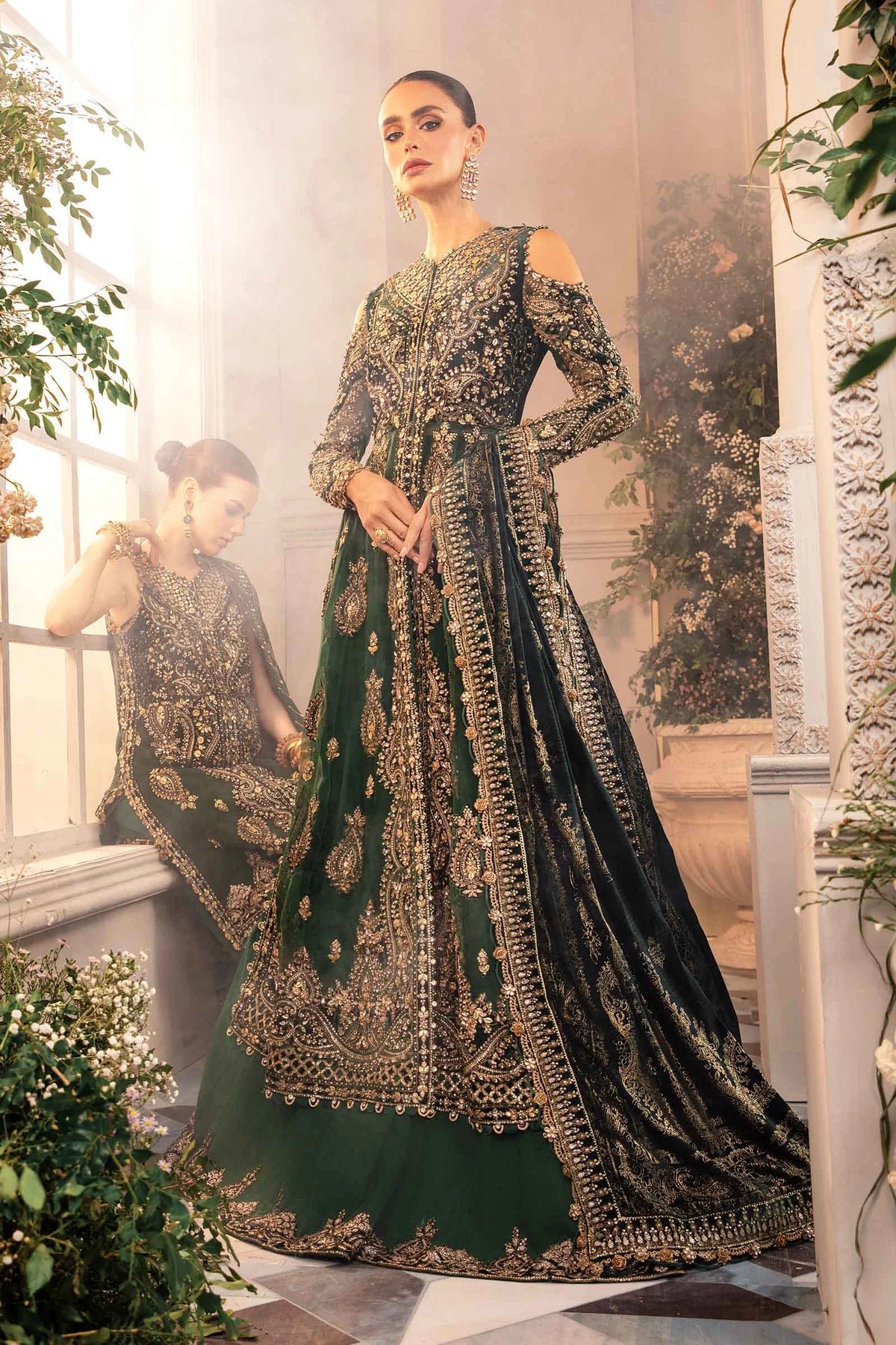MARIA B__3 Piece Embroidered Organza Suit | BD-2904