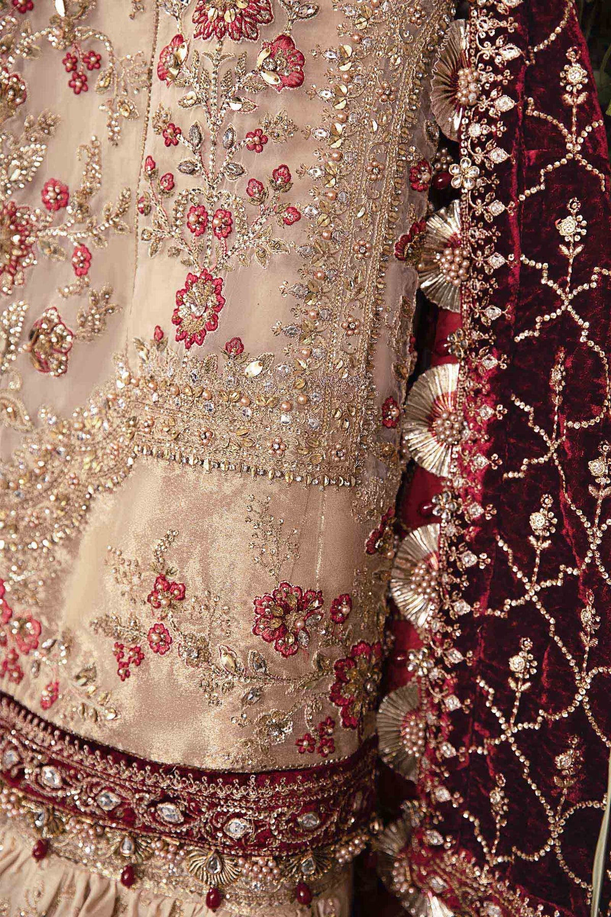 MARIA B__3 Piece Embroidered Organza Suit | BD-2905