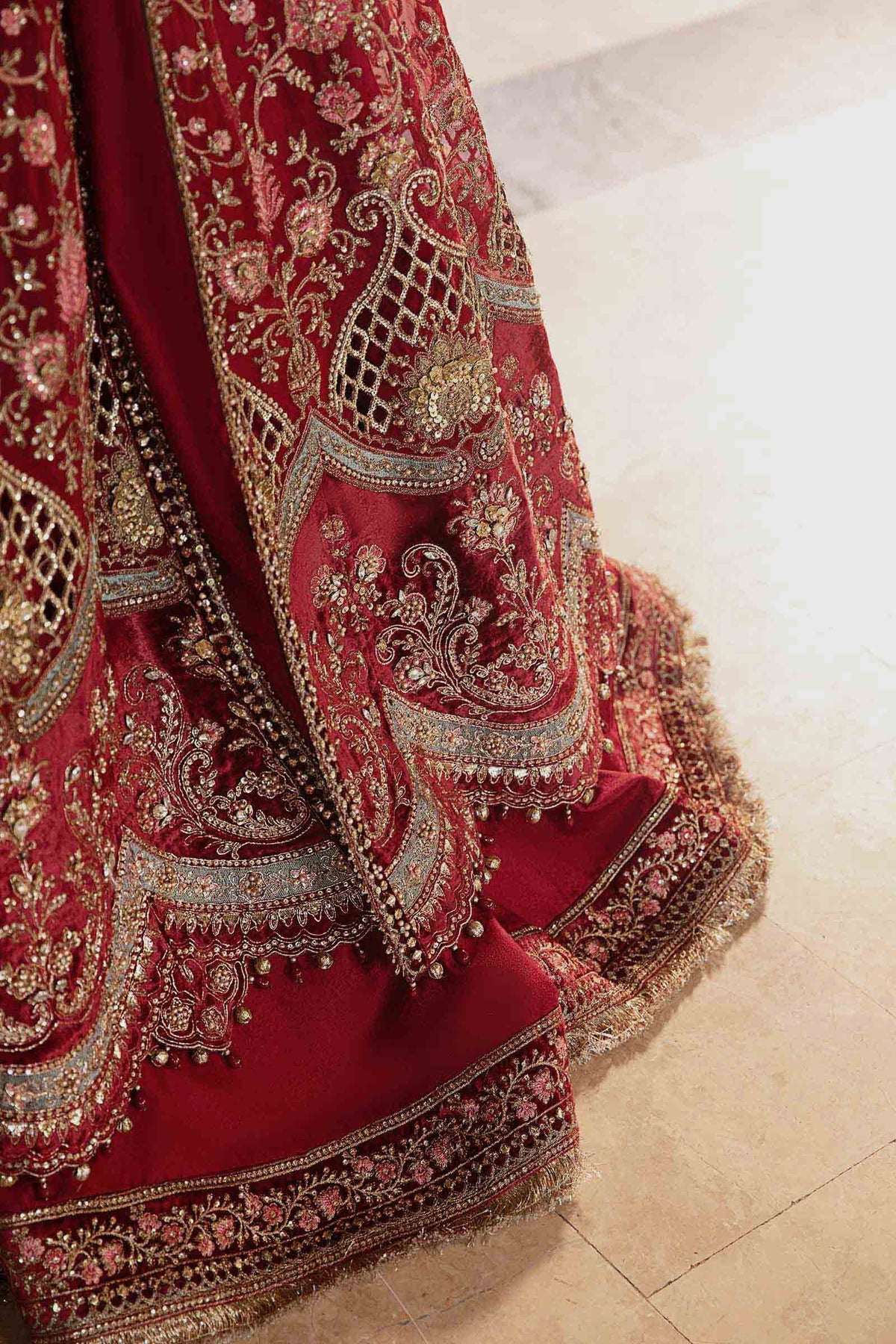 MARIA B__3 Piece Embroidered Organza Suit | BD-2908