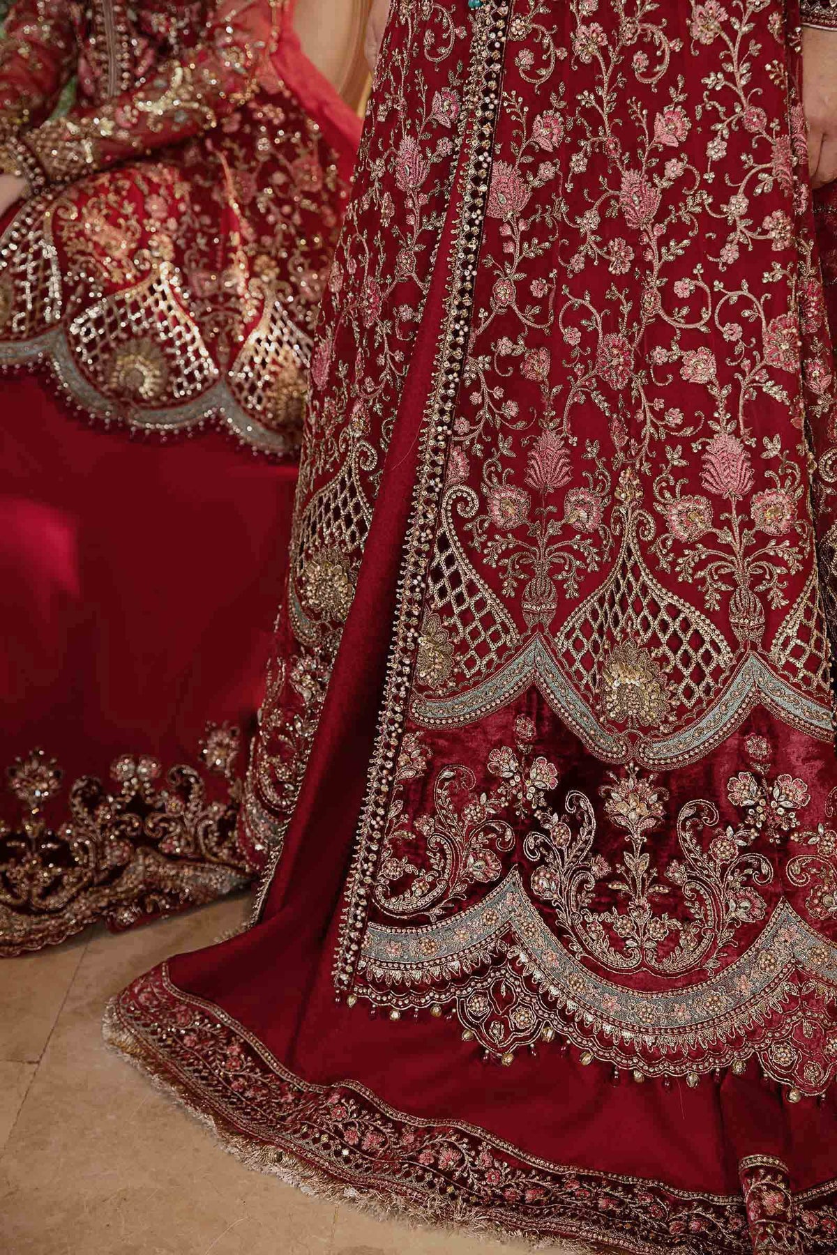 MARIA B__3 Piece Embroidered Organza Suit | BD-2908