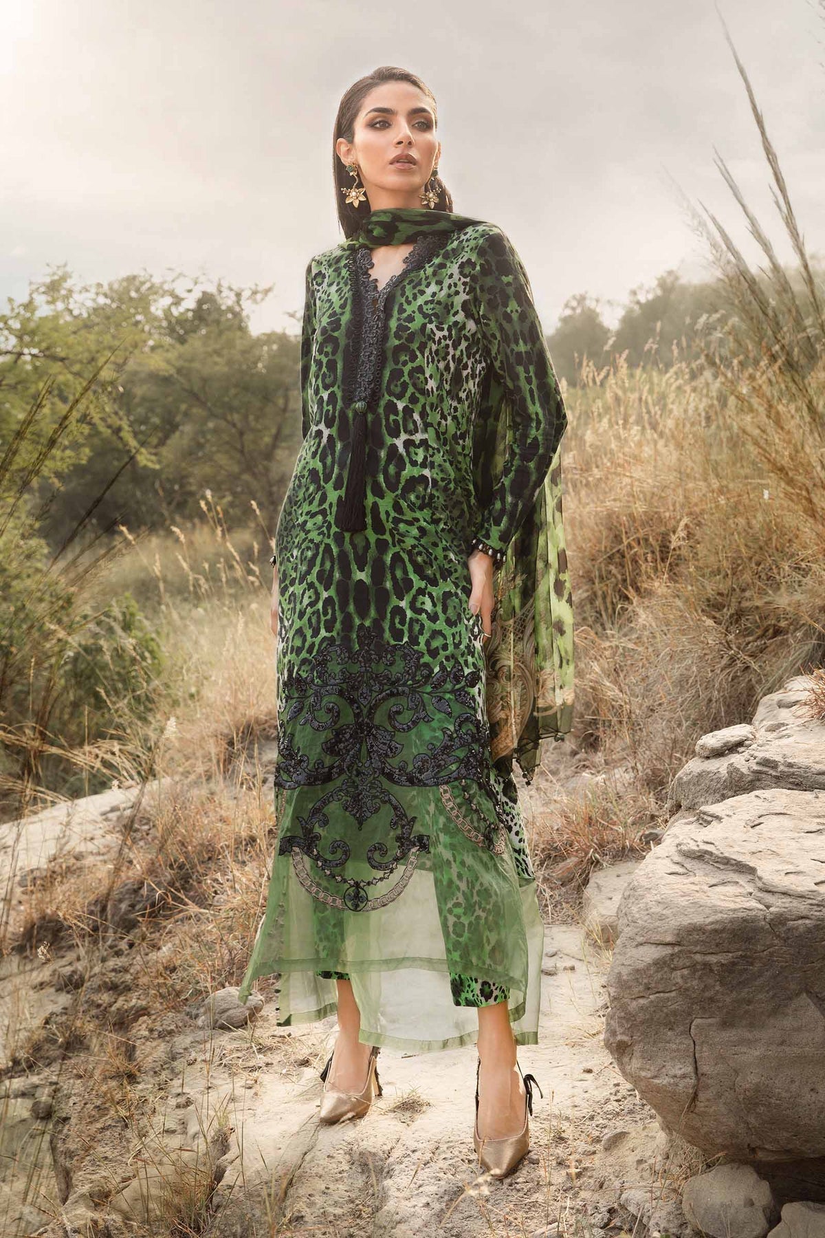 Maria B | M Prints Winter 24 | MPT-2409-A