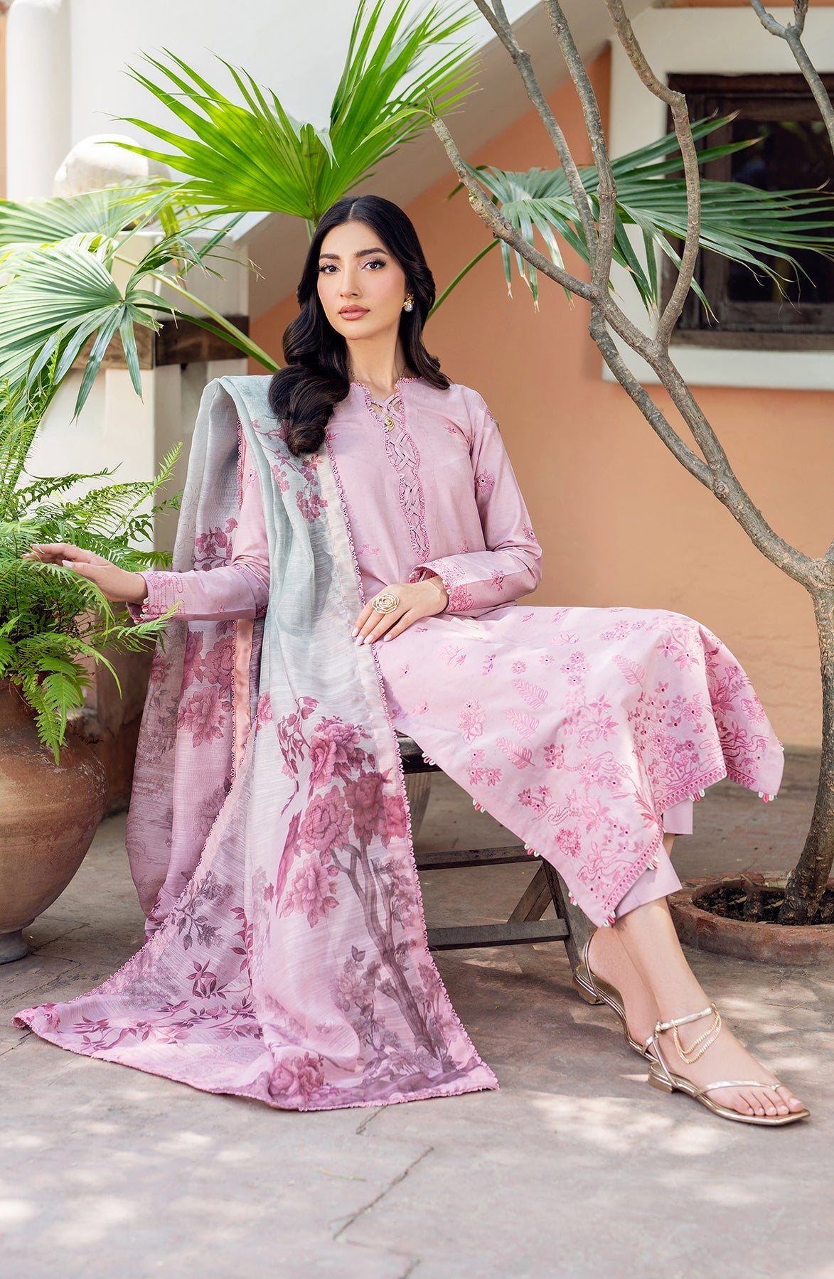 Zarif | Nura Textured Lawn 25 | JEEM