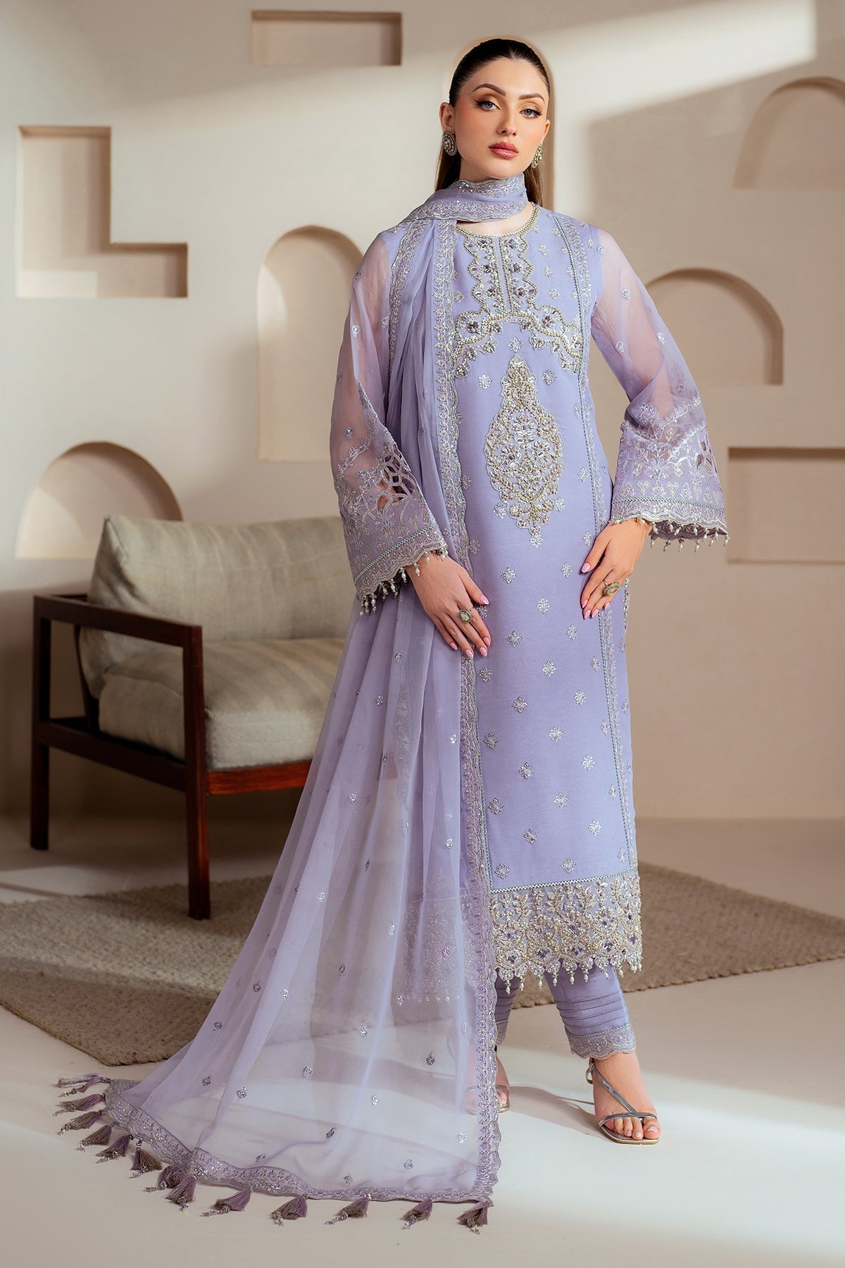 Alizeh | Aymal Chiffon | AF-BHM-4041-Marine