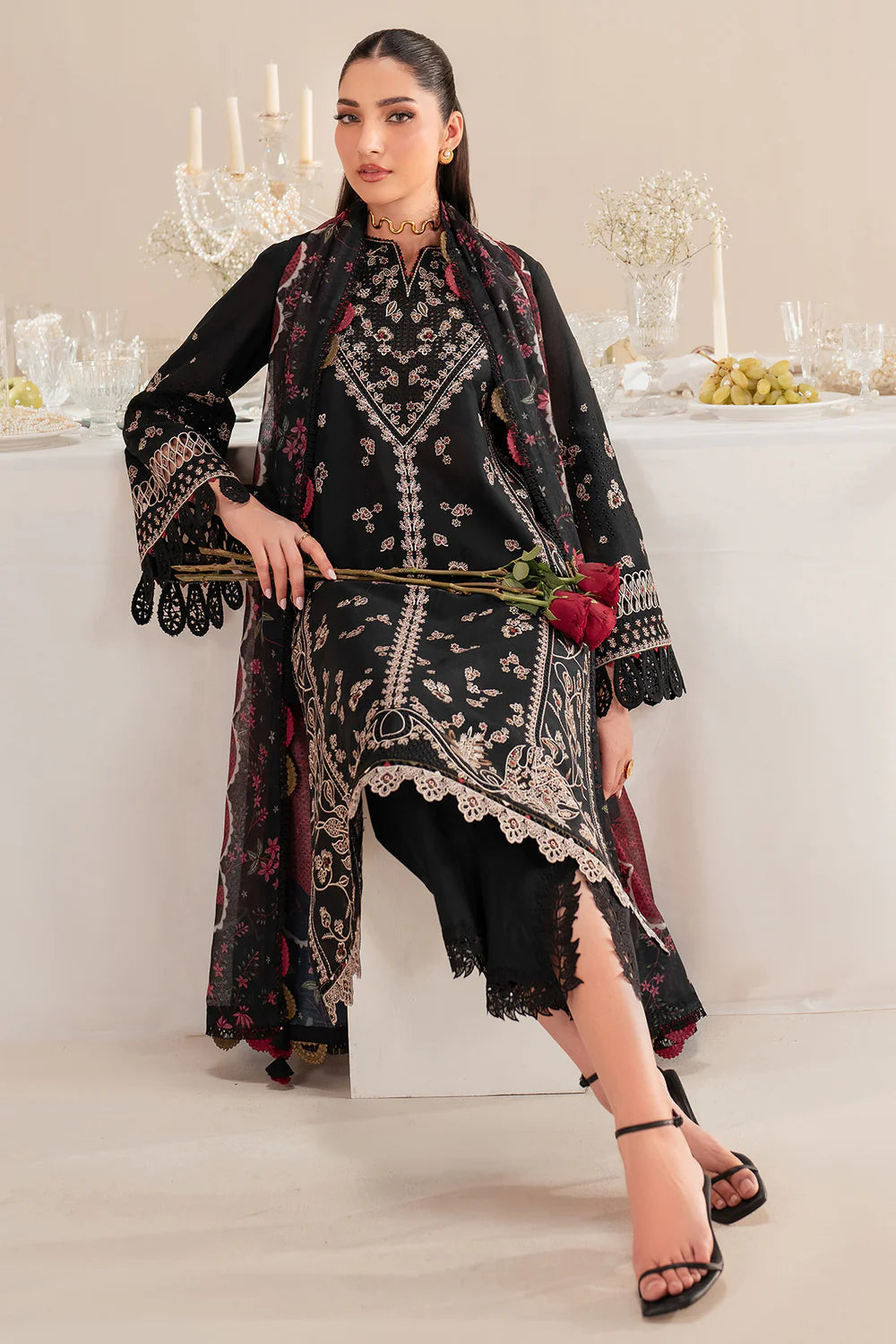 Jazmin | Iris EMBROIDERED LAWN IL'25-D07