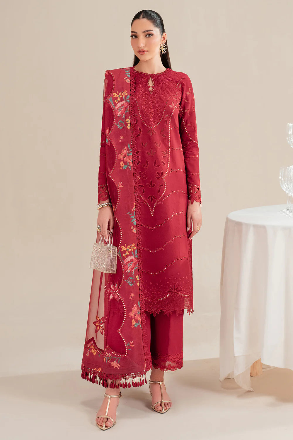 Jazmin | Iris EMBROIDERED LAWN IL'25-D03