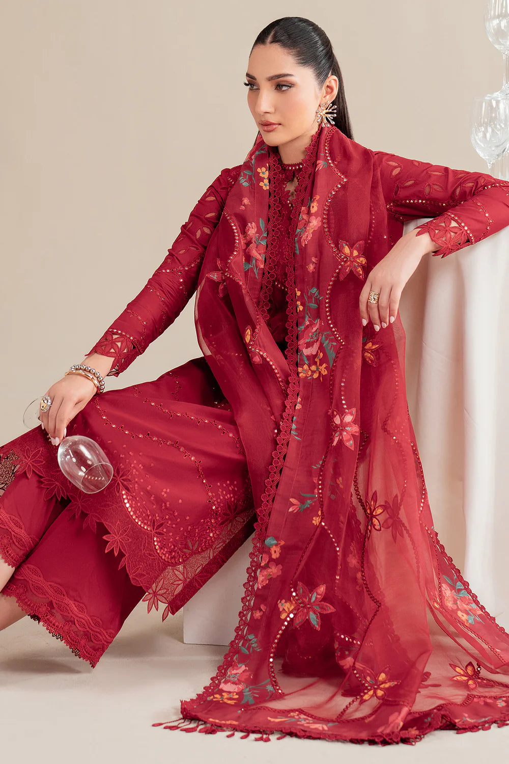 Jazmin | Iris EMBROIDERED LAWN IL'25-D03