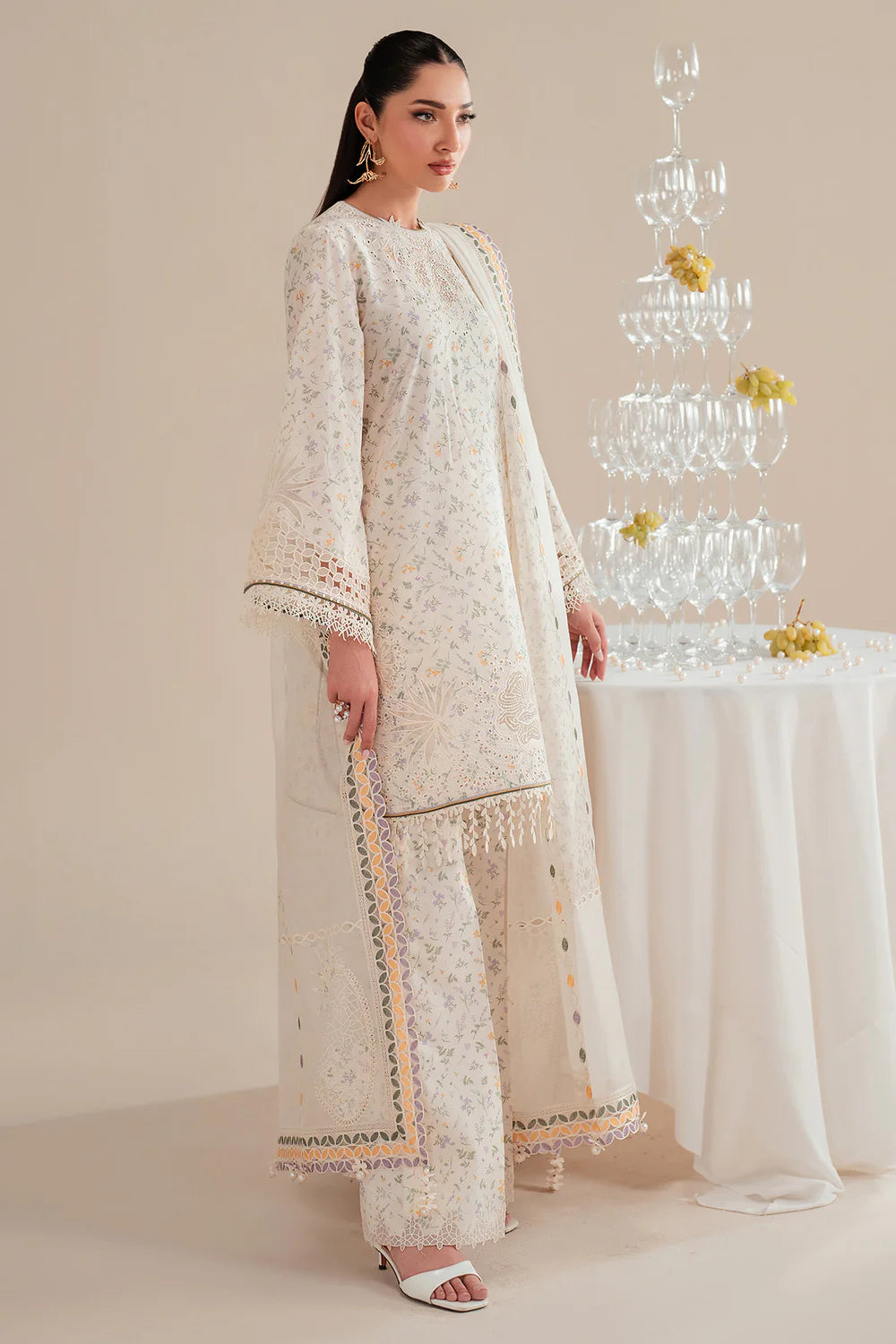 Jazmin | Iris EMBROIDERED LAWN IL'25-D09