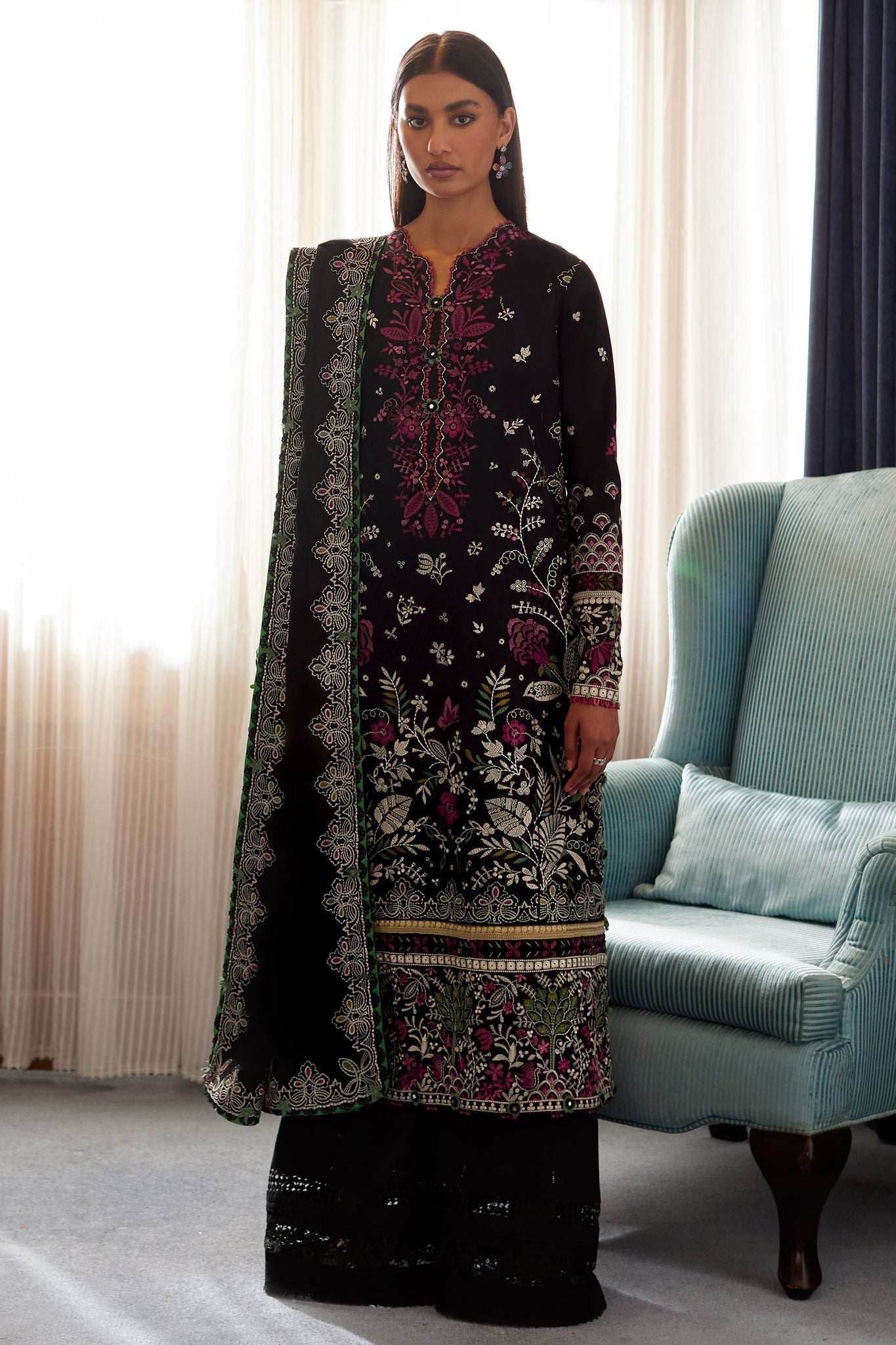 Elan | Lawn’24 |QISTINA (EL24-03 B)