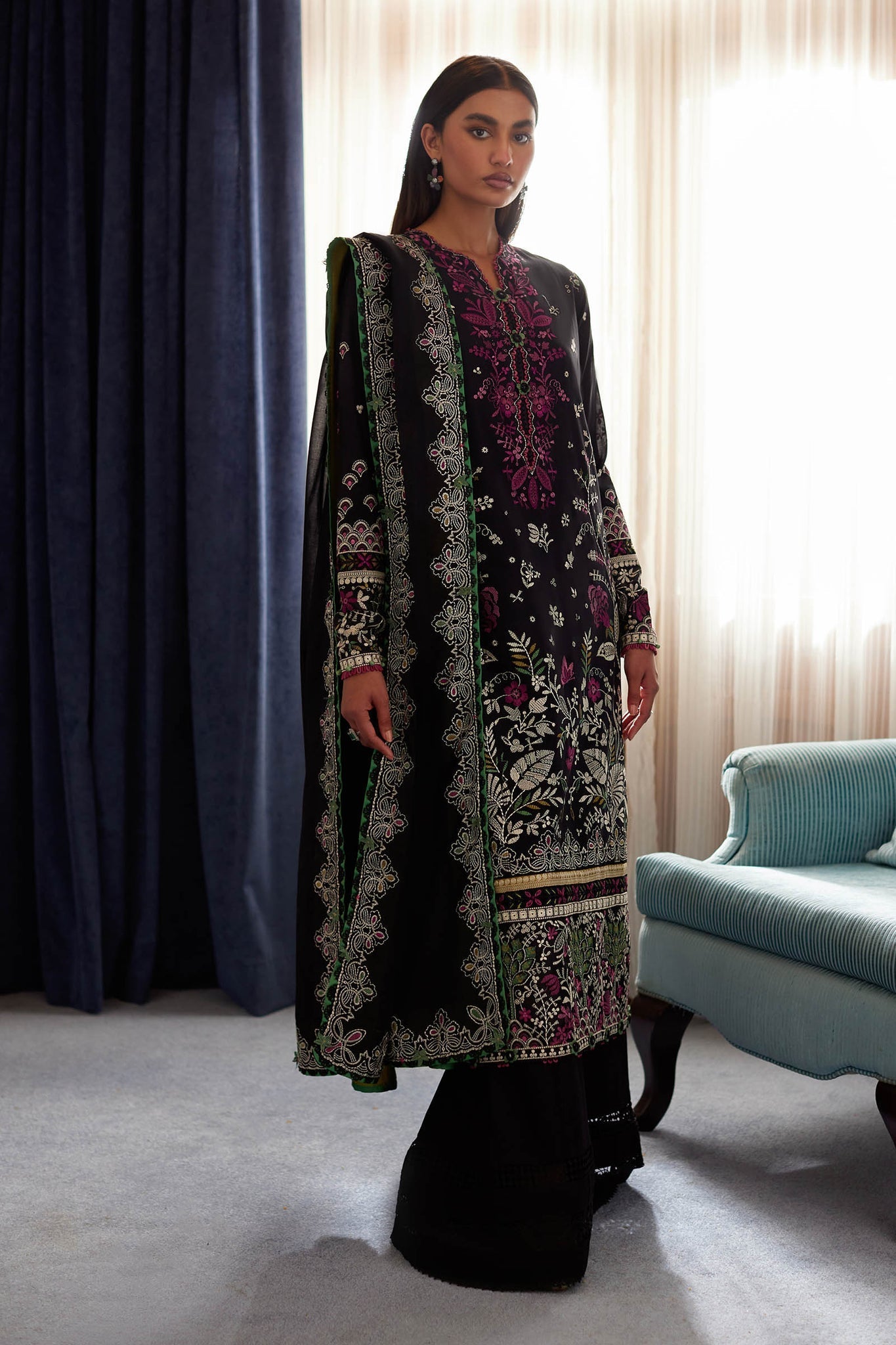 Elan | Lawn’24 |QISTINA (EL24-03 B)