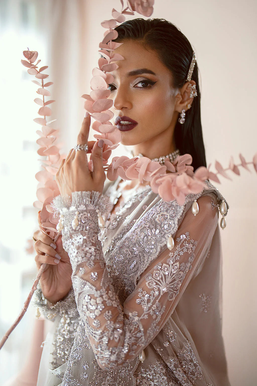 Ayzel Luminara Embroidered Net 3Pc Suit AWF-07 FREYA