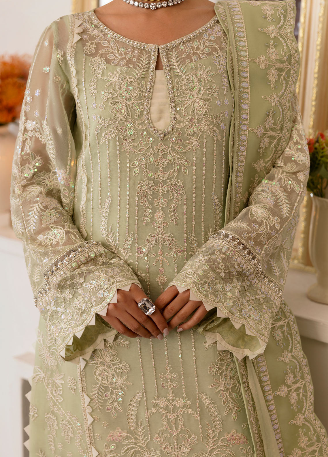 Gulaal | Reverie Embroidered Chiffon | VIRIDA