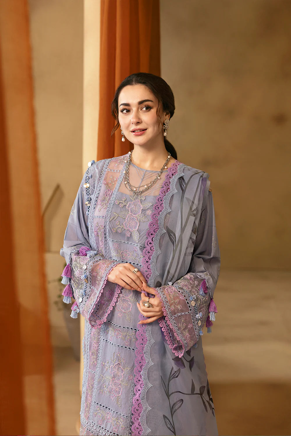 Saira Rizwan | Luxury Lawn 25 | EDRINA-SRL25-03