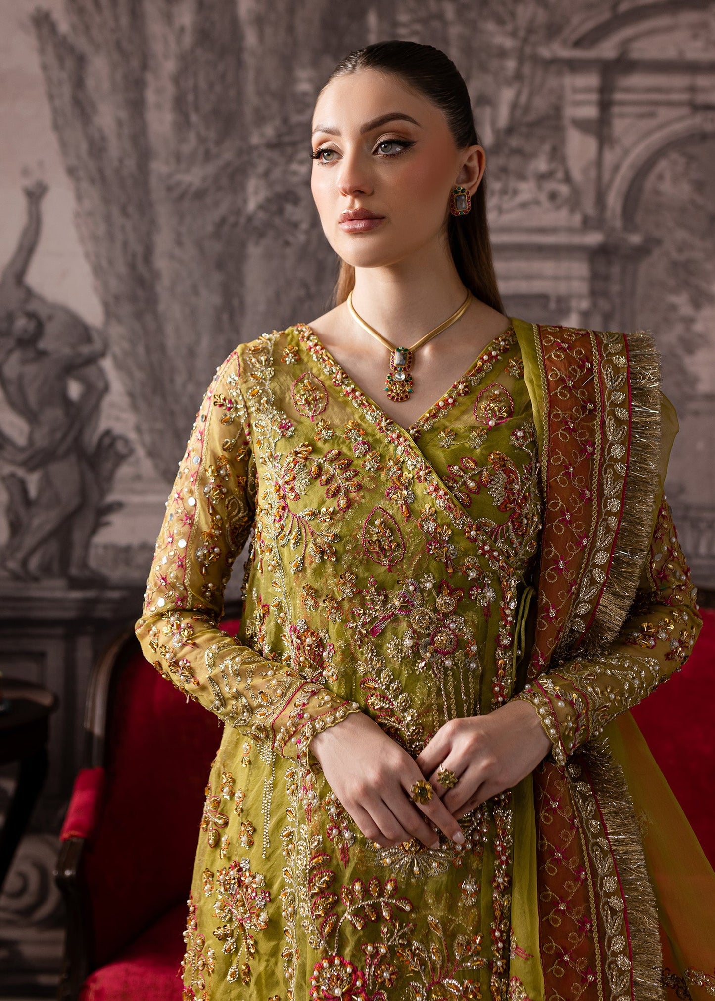 Maria Osama Khan | Mystara Wedding Festive | Noir