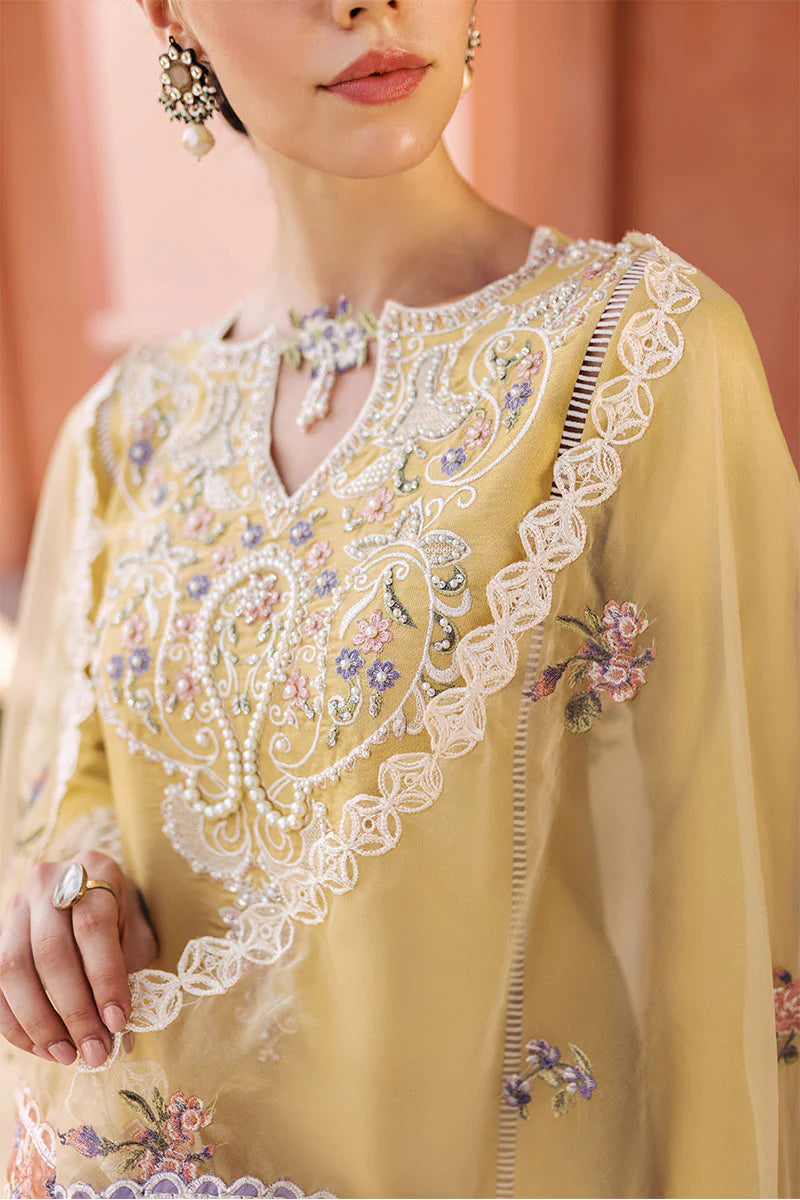Mushq | Tehreem Luxury Pret 24 | GOLDEN GLIMMER
