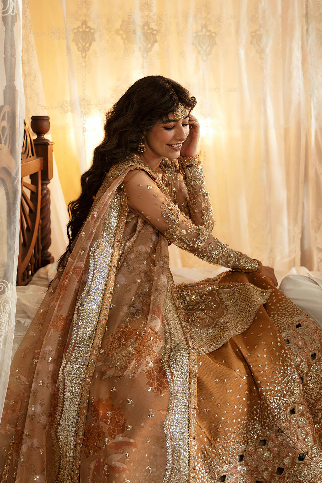 Hayat by Afrozeh Embroidered Net 3Pc Suit AFH-24-06 NOORAY