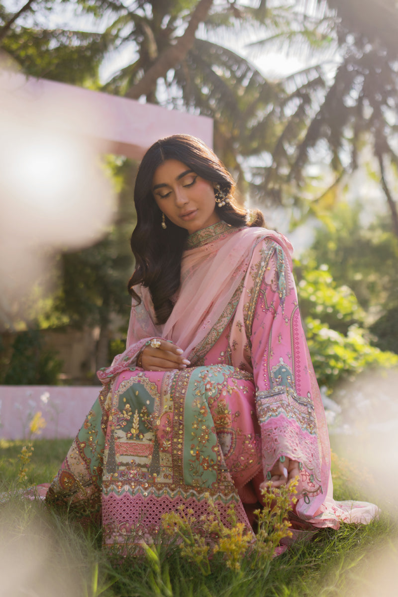Qalamkar | Luxe Silk | UA-07 TESSA