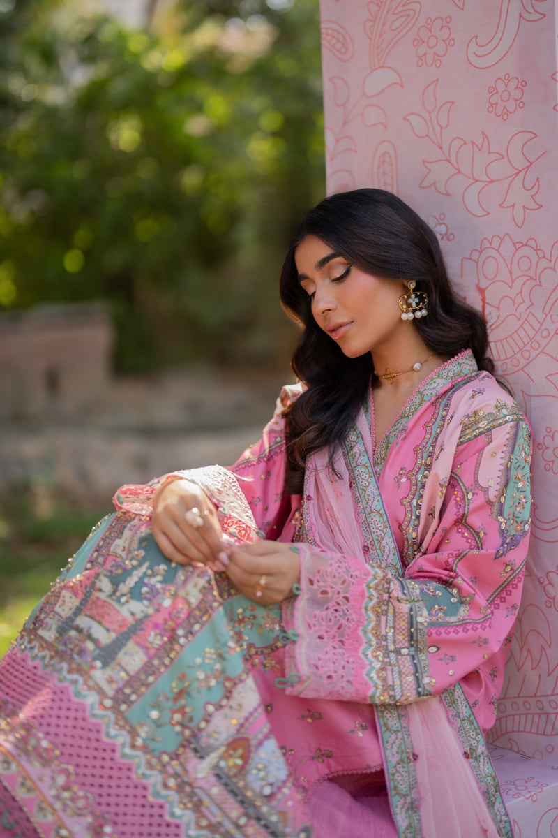 Qalamkar | Luxe Silk | UA-07 TESSA