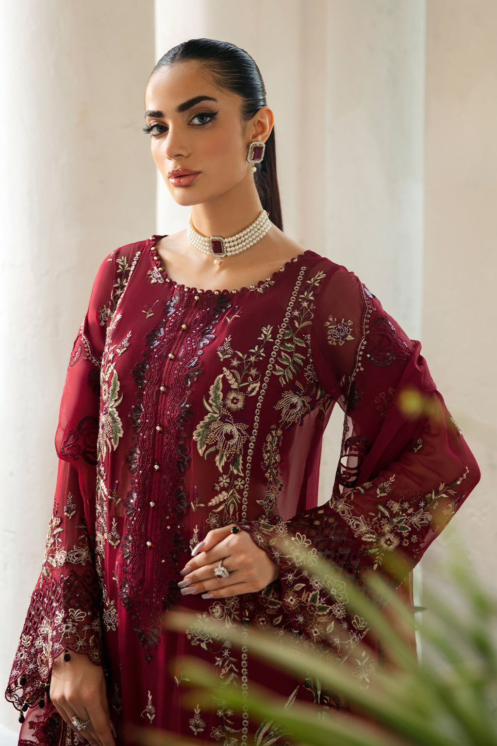 Ramsha | Dastak Luxury Chiffon Collection | Q-103