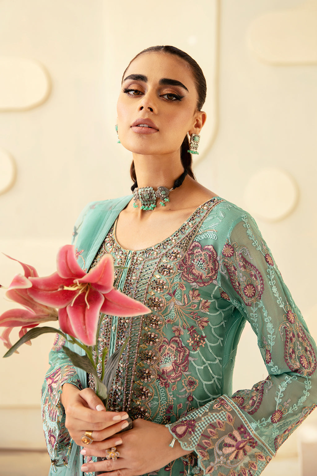 Ramsha | Dastoor Chiffon | P-107