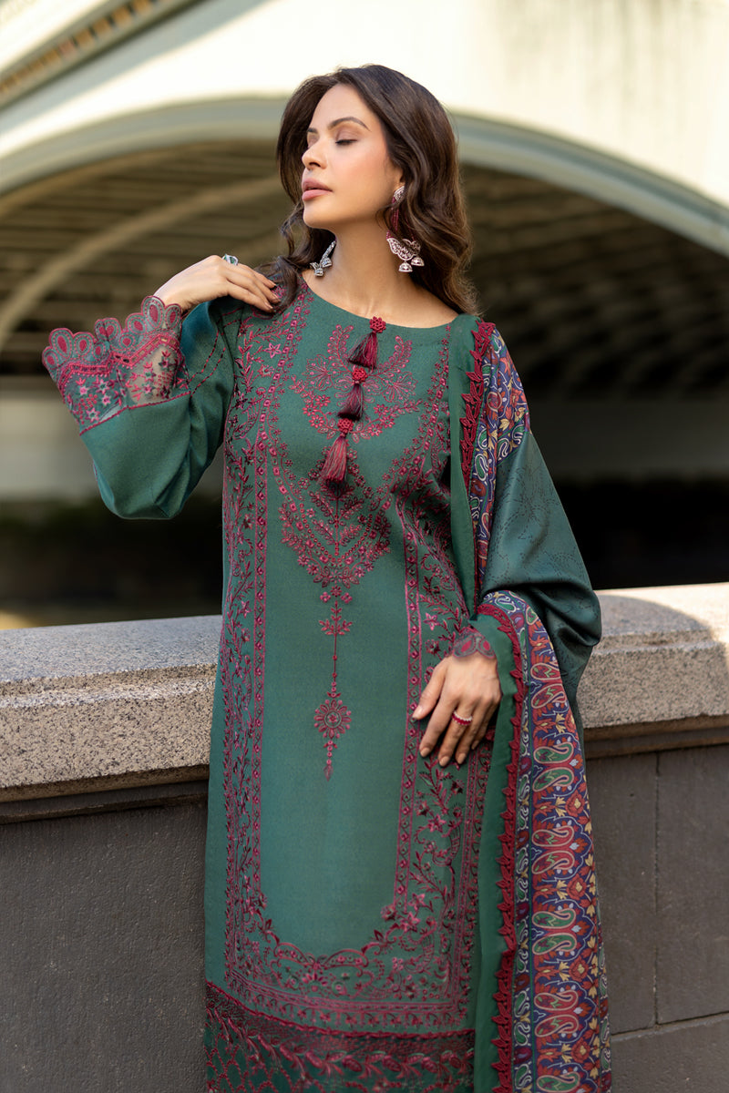 Rangrasiya | Carnation Winter Shawl | Isla