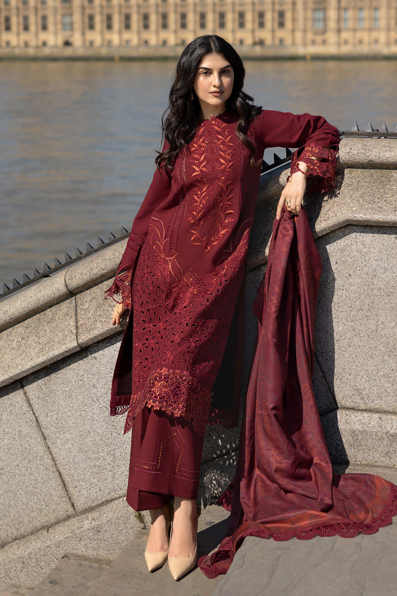 Rangrasiya | Carnation Winter Shawl | Audrey