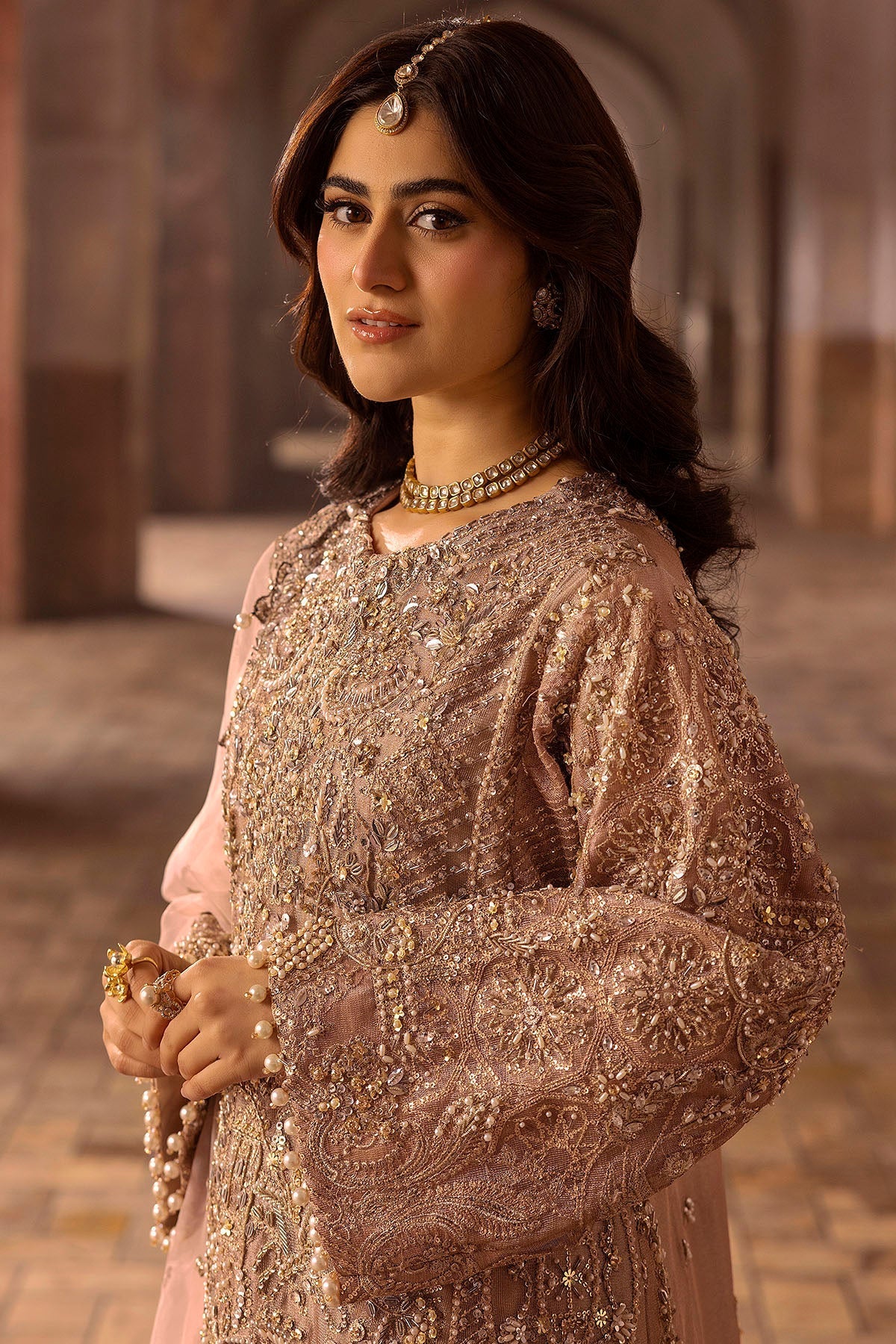 Motifz | Bridal Couture | 0012-MAYASA EMBROIDERED MESSORI STITCHED