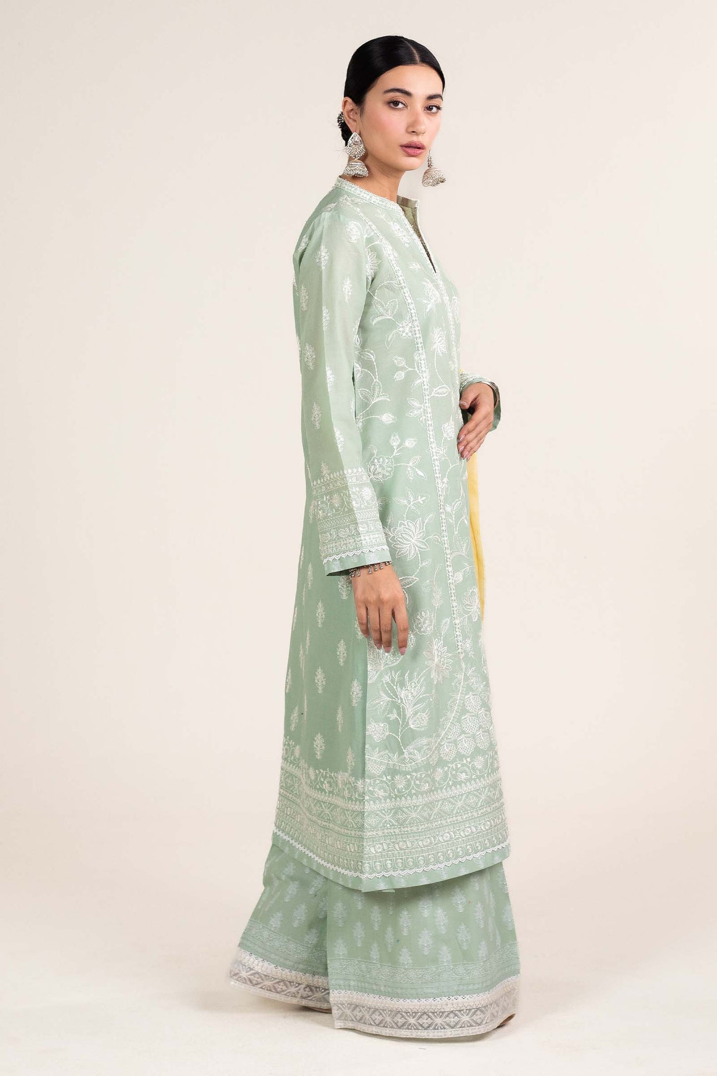 Zara Shahjahan | Stitched Lawn 24 | SL-MAHI-1B