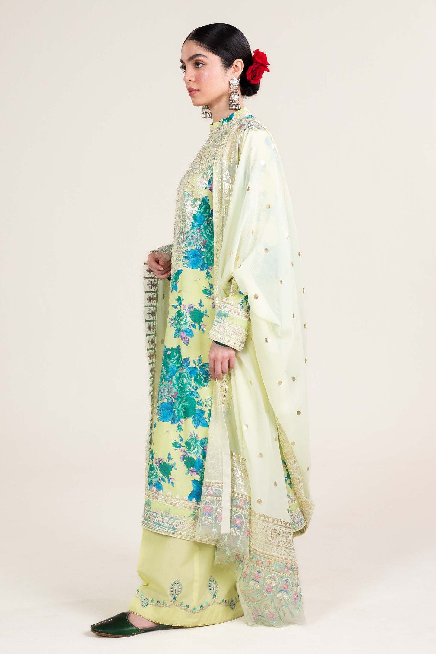 Zara Shahjahan | Stitched Lawn 24 | SL-PHOOL KARI-13A