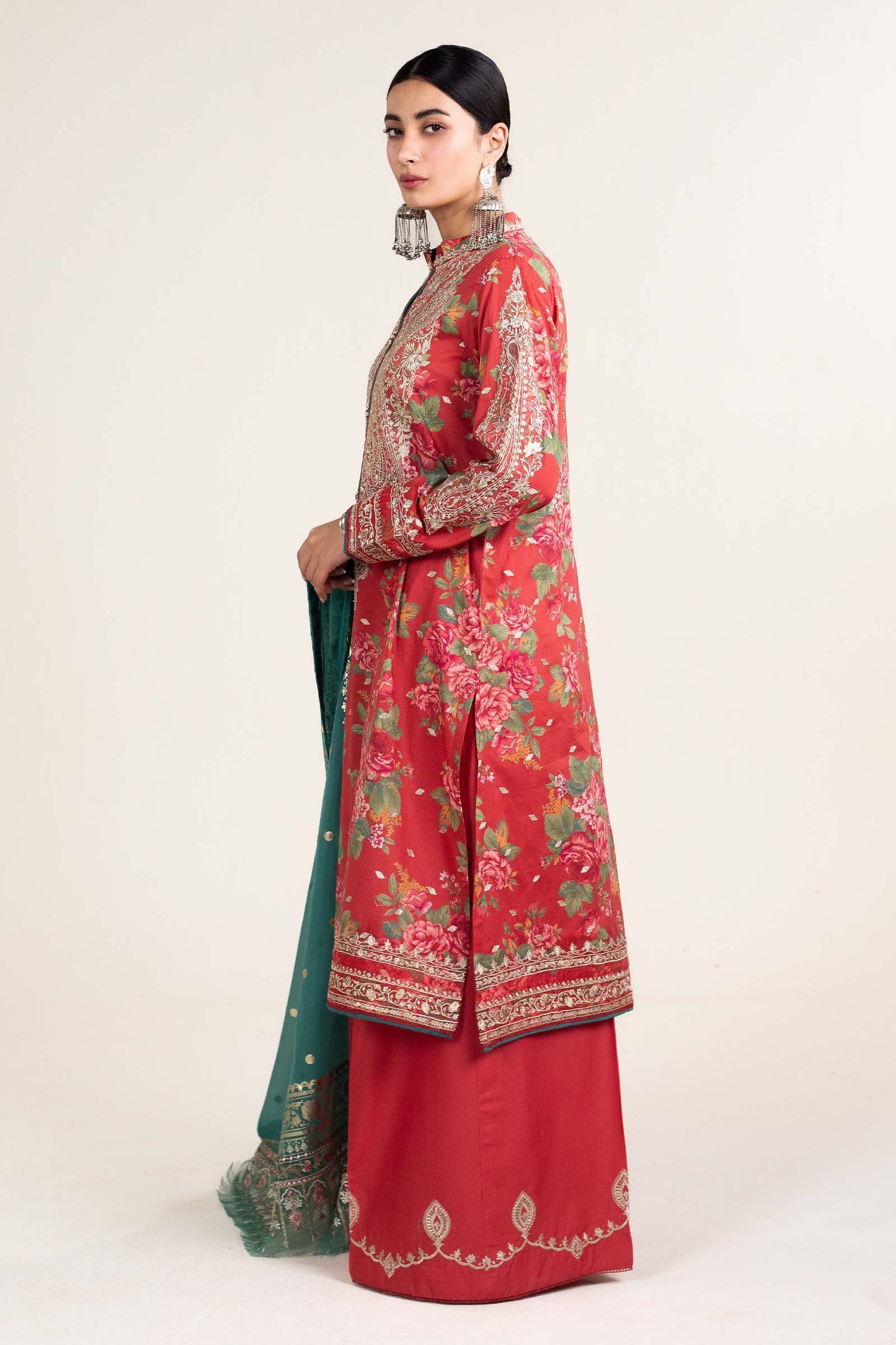 Zara Shahjahan | Stitched Lawn 24 | SL-PHOOL KARI-13B