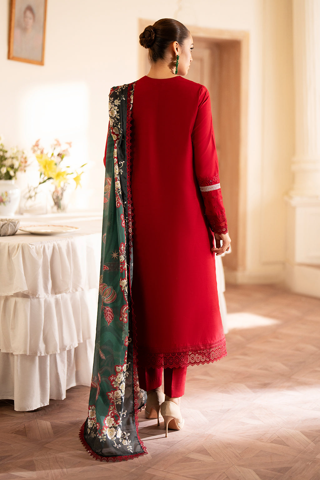 Saad Shaikh | Lumiere Winter | D-07 Coral