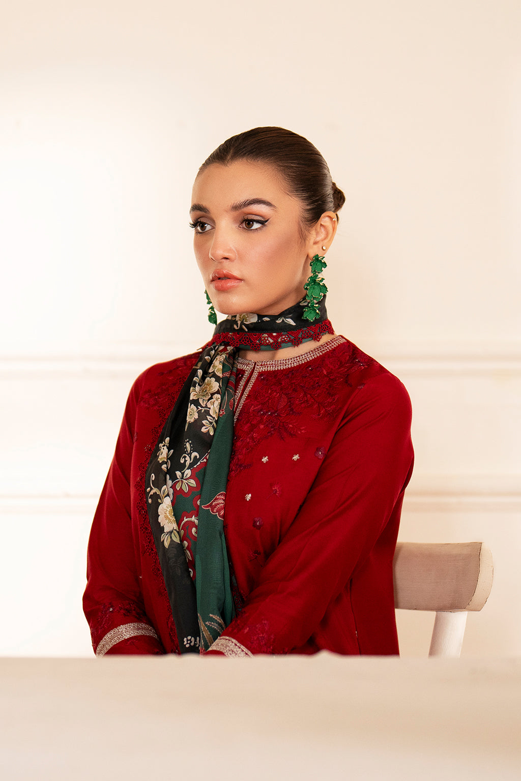 Saad Shaikh | Lumiere Winter | D-07 Coral