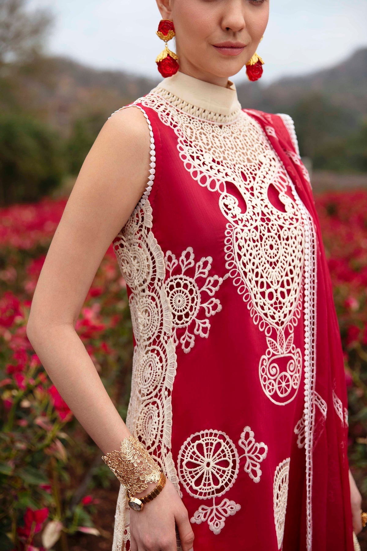 Sable Vogue | Luxury Lawn 24 | Carnelian