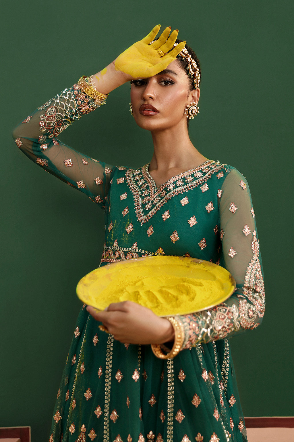 Afrozeh Shehnai Wedding Formal 3Pc Suit AFS-24-01 Shaista