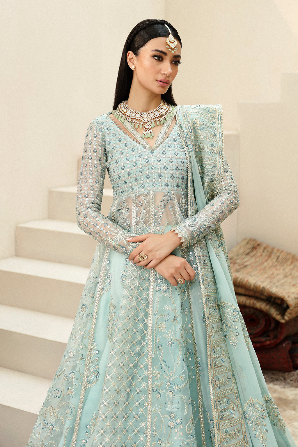 Afrozeh Shehnai Wedding Formal 3Pc Suit AFS-24-07 Tazmeen