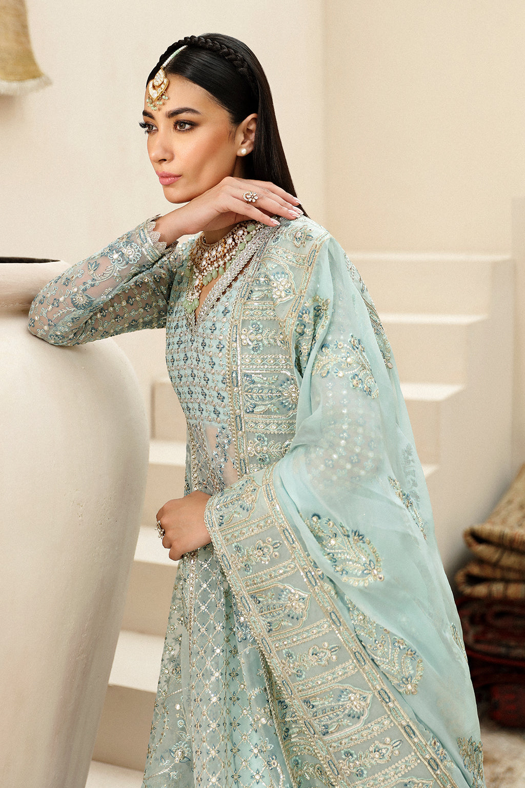 Afrozeh Shehnai Wedding Formal 3Pc Suit AFS-24-07 Tazmeen