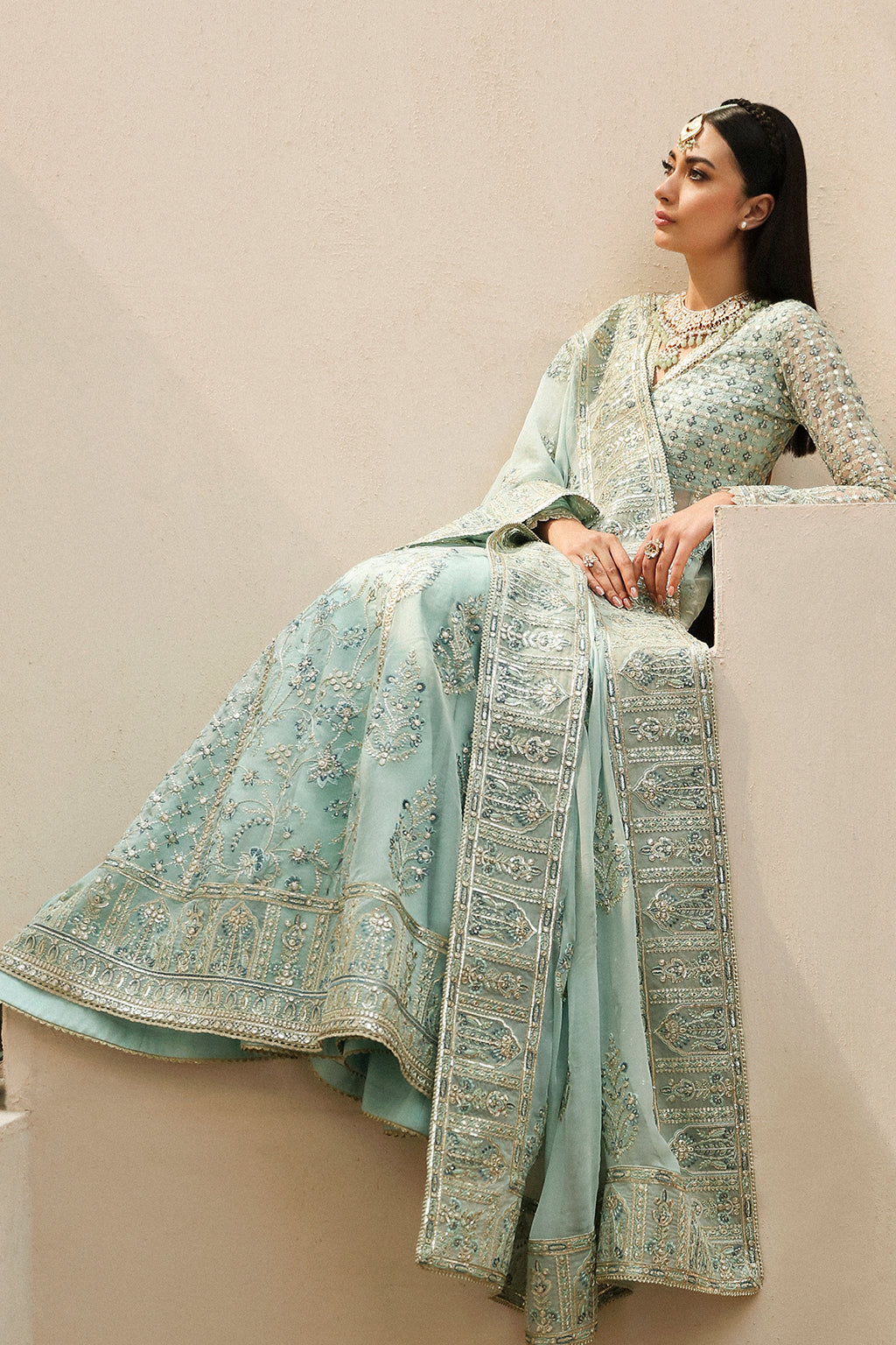 Afrozeh Shehnai Wedding Formal 3Pc Suit AFS-24-07 Tazmeen